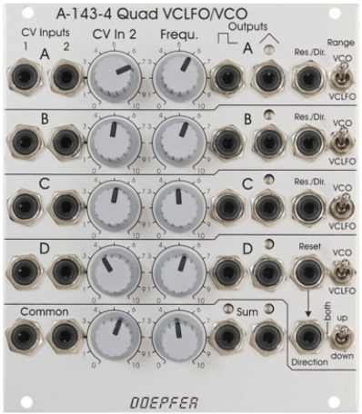 A-143-4 Quad VCLFO/VCO