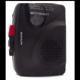Emerson EPC-1000 smaller portable cassette player AM/FM w earbuds and speaker