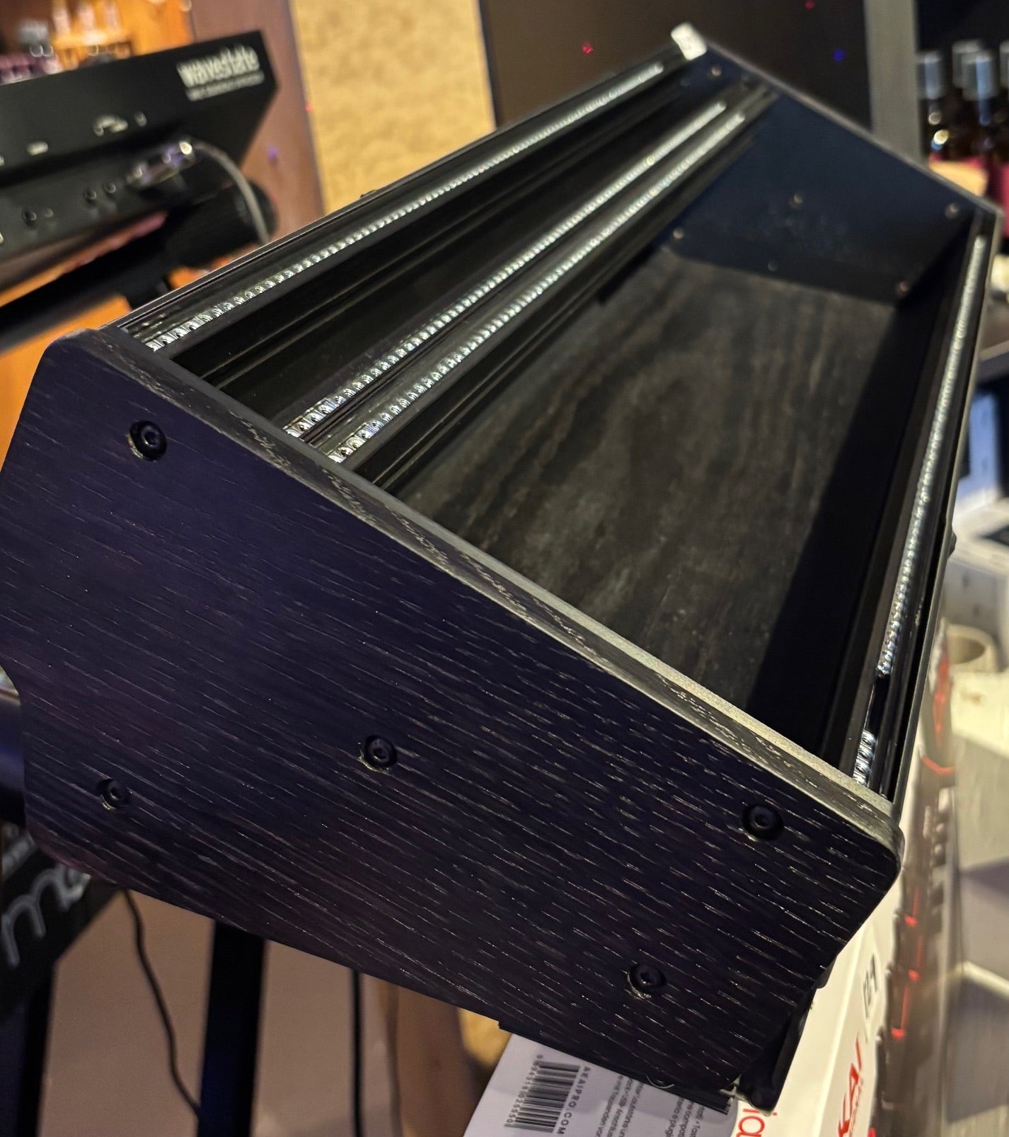 Handmade eurorack case side view