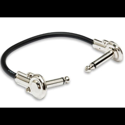 Hosa Low-Profile Right-Angle Pedal Patch Cable 1 ft IRG-101