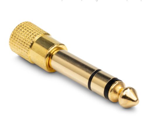 Hosa Headphone Adapter 3.5mm TRS to 1/4 TRS