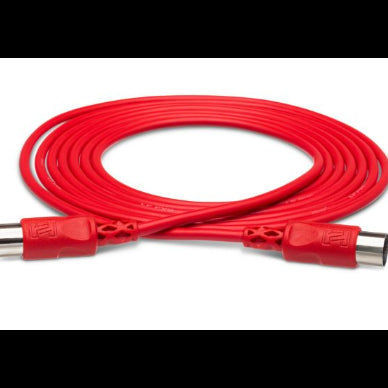 Hosa Midi Cable 10 FT 5 pin RED MID-310RD