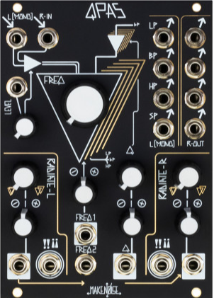 Make Noise QPAS Quad Peak Animation System Eurorack Module USED