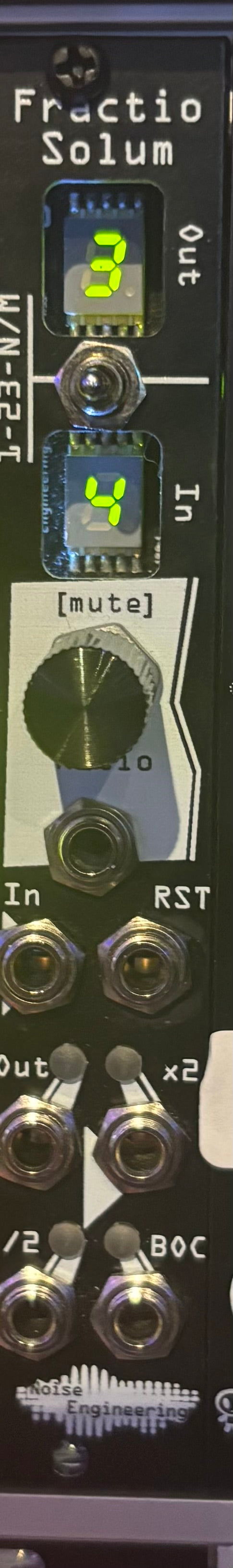 Noise Engineering Fractio Solum Polyrhythmic voltage-controlled clock divider and multiplier USED