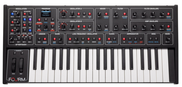 Sequential Fourm 4 voice Analog Synthesizer