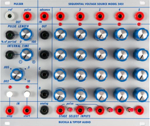 Tip Top Buchla 200 series 245t Sequential voltage source Eurorack Module