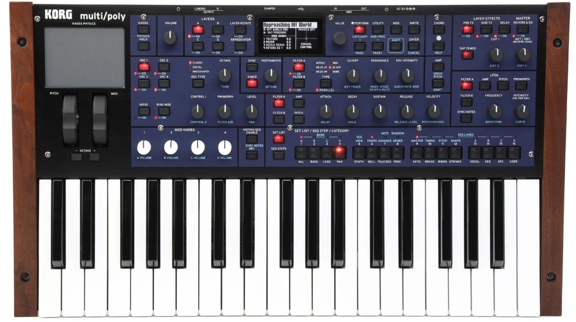 Korg Multi/Poly Analog Modeling Synthesizer