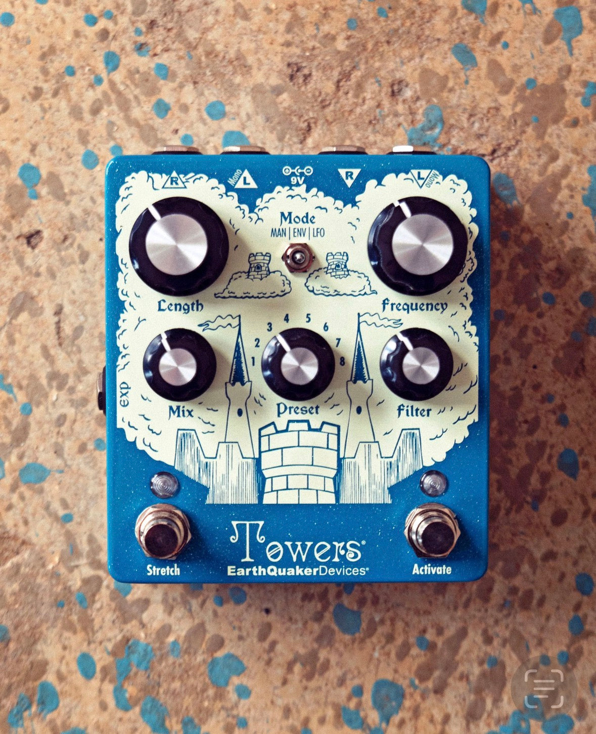 EarthQuaker Devices Towers Stereo Reverberant Filter Pedal – Photosynthesis